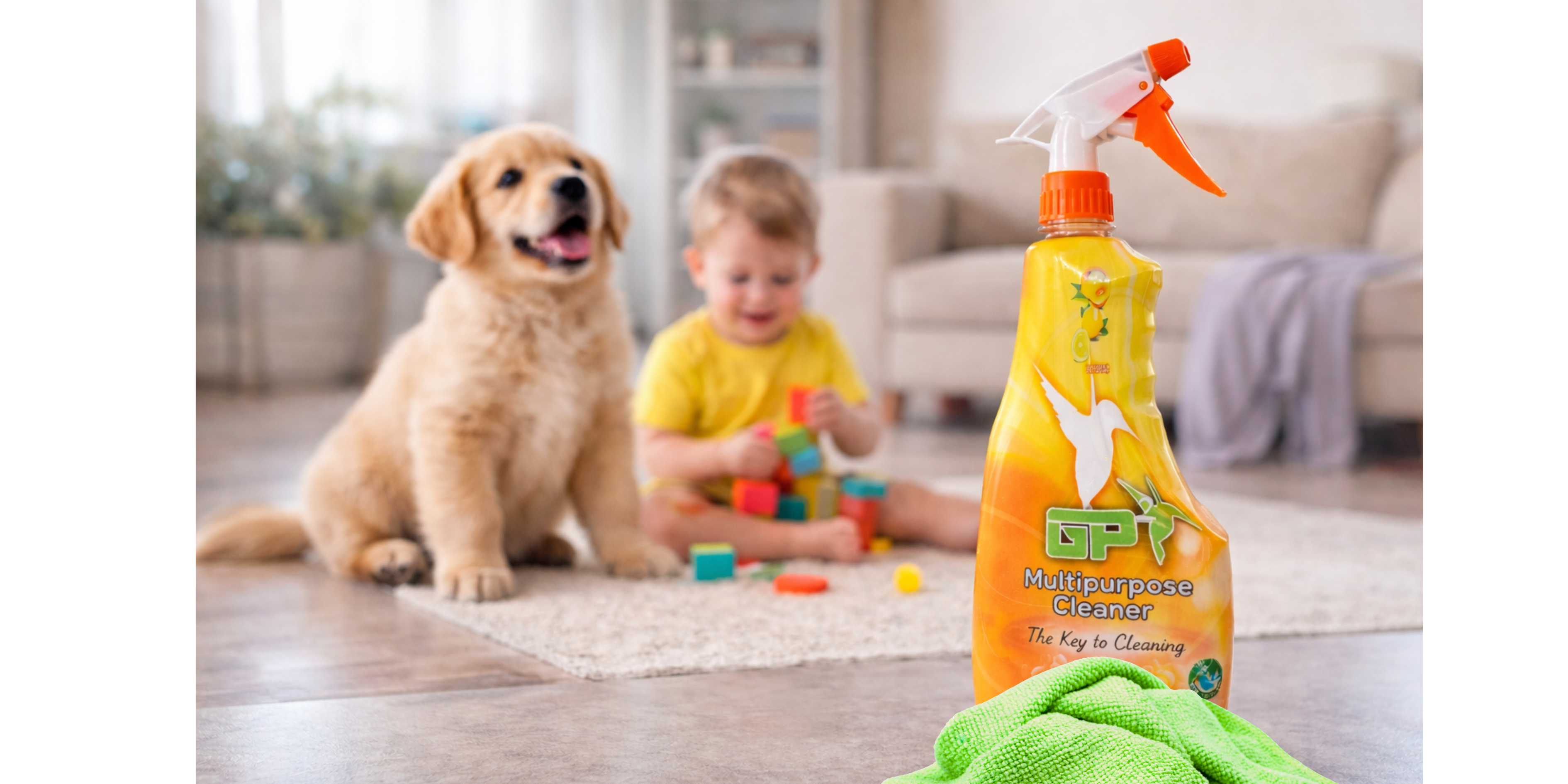 GP² Household Cleaner in a family home